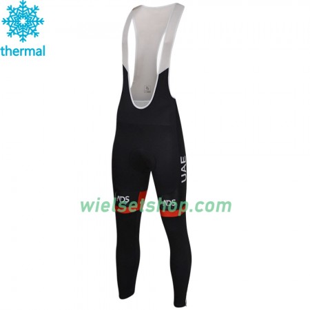 Fietsbroek Lang met Bretels 2018 Team UAE N001 Winter Thermal Fleece